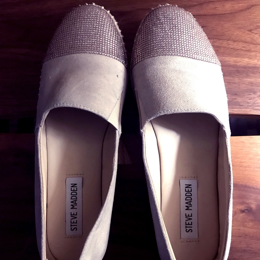 Suede Steve Madden Pulse Flat Espadrilles size 6